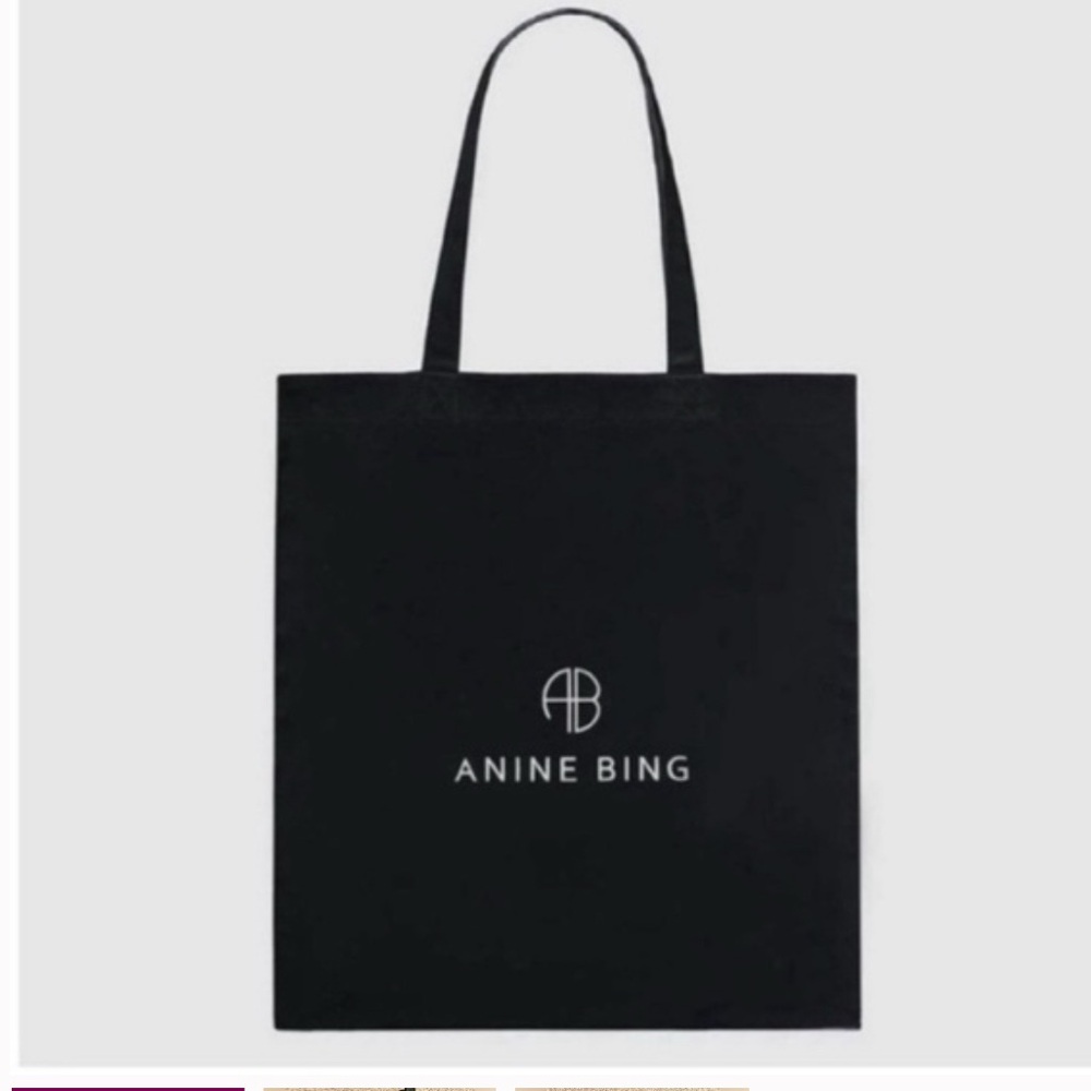 Anine Bing Black Tote Bag